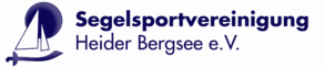 Das Logo der Segelsportvereinigung Heider Bergsee e.V. symbolisiert die Verbindung von sportlichem Segeln, Gemeinschaft und Natur am Heider Bergsee. Als eingetragener Verein ist die SSVHB ein aktiver Bestandteil des regionalen Segelsports – mit Angeboten für Jung und Alt.